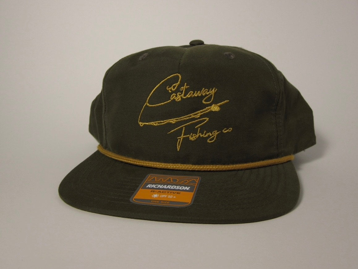 Loden/Gold Castaway Signature Snapback
