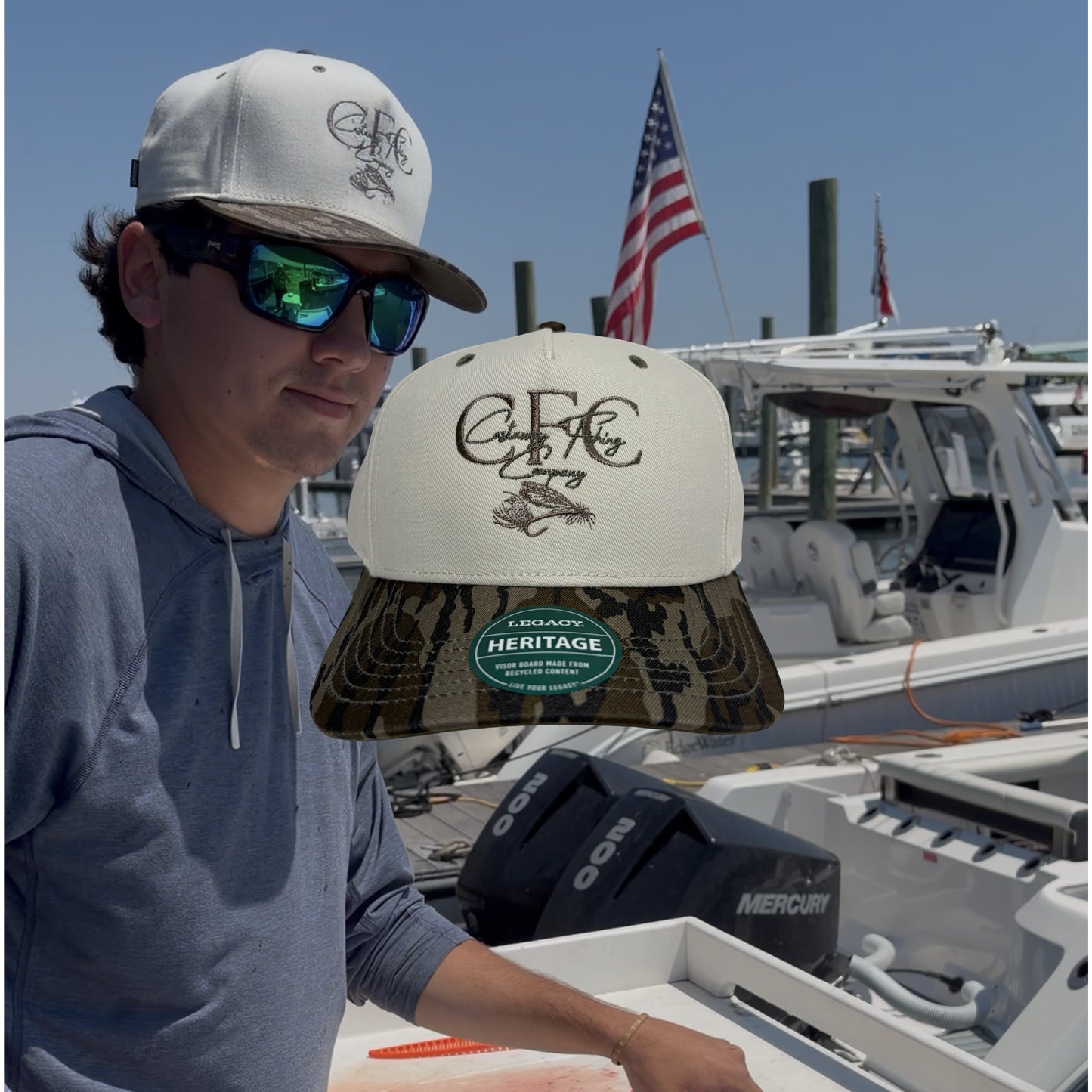 Stone/Bottomland CFC Dry Fly Hat